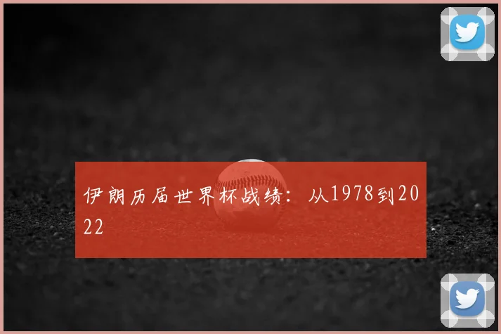 伊朗历届世界杯战绩：从1978到2022