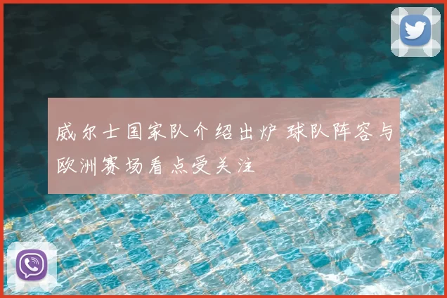 威尔士国家队介绍出炉 球队阵容与欧洲赛场看点受关注